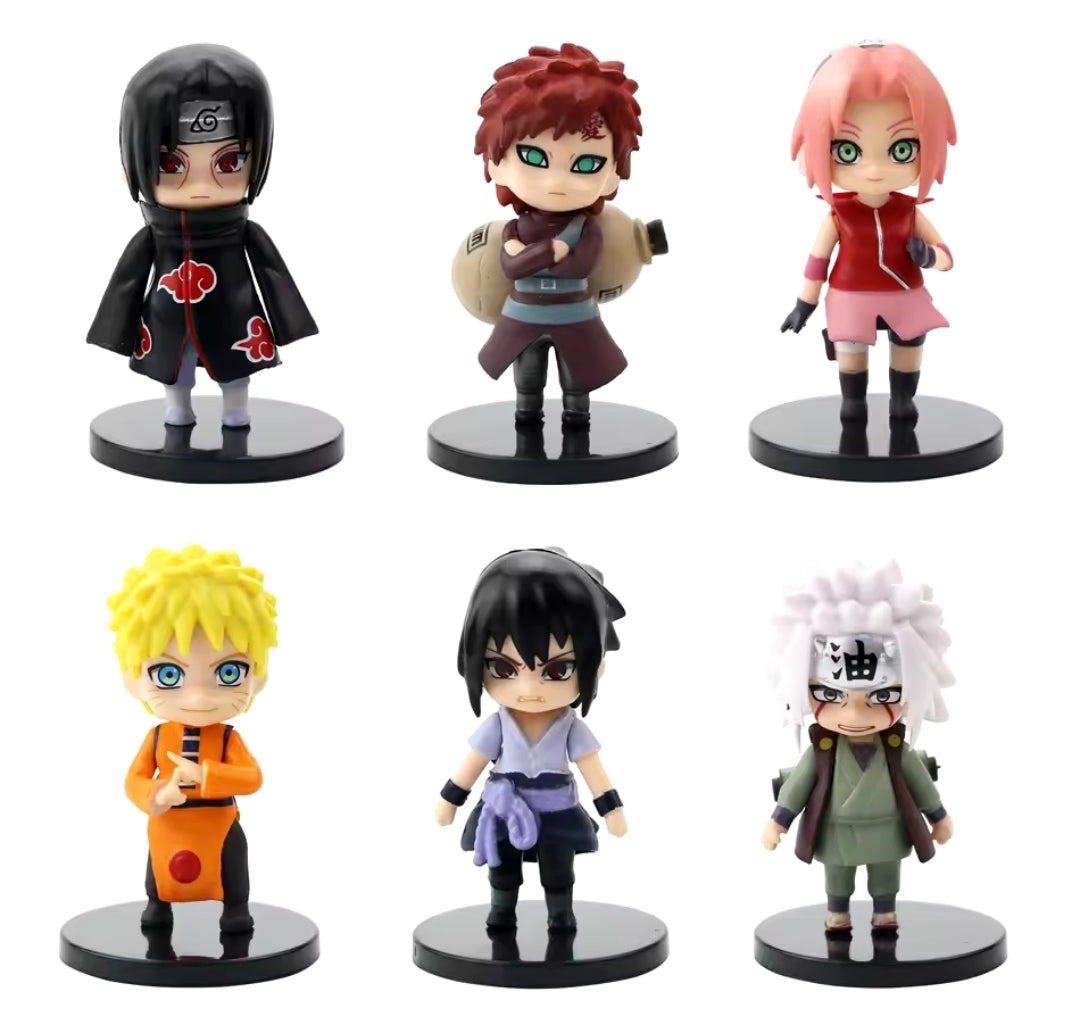 12-Piece Anime-Inspired Toy Model Set Collectables