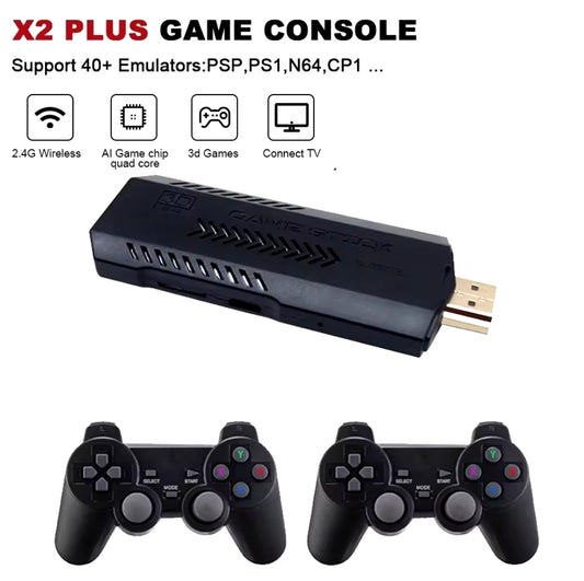 X2 Plus Game Console – Plug & Play Retro Gaming System