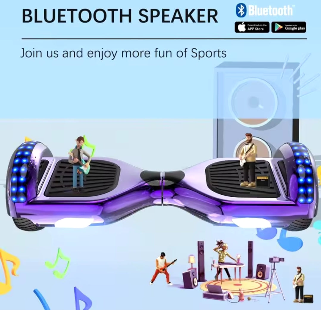 Hoverboard with Bluetooth Speaker