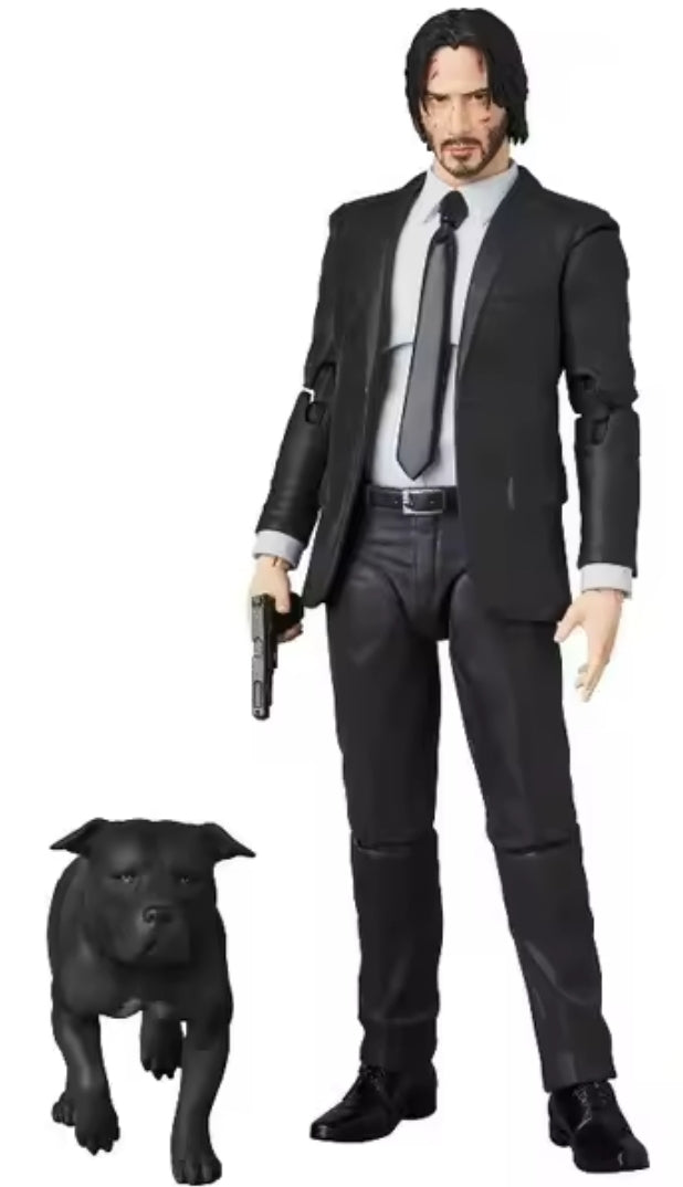 John Wick-Style Action Figure – Fully Articulated Collectible