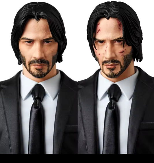 John Wick-Style Action Figure – Fully Articulated Collectible