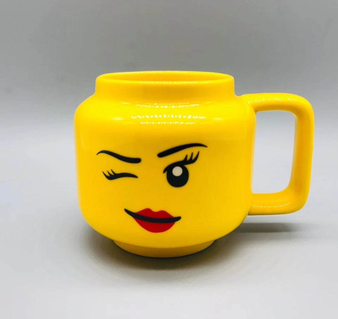 Lego Head-Style Mug