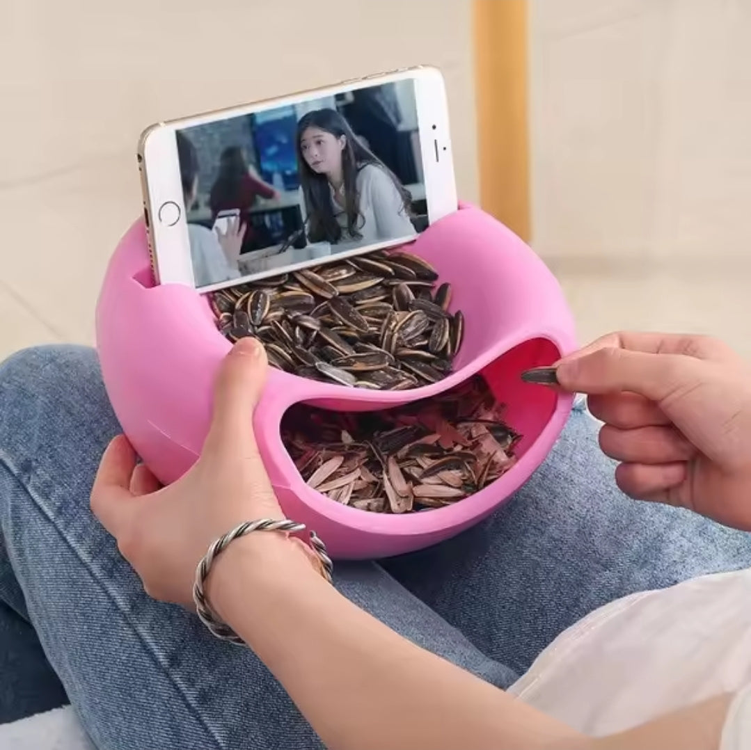 Multi-Purpose Snack & Phone Holder Box