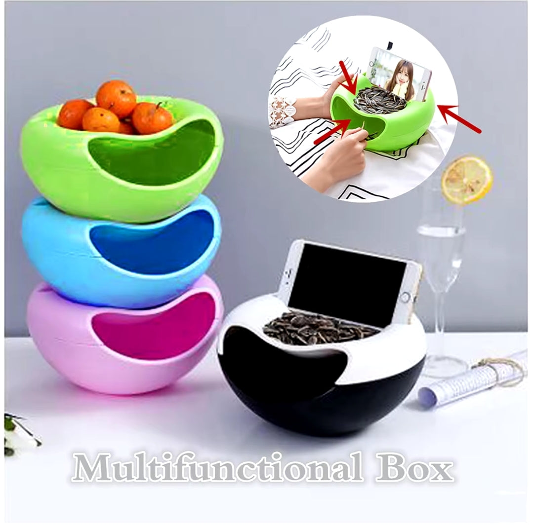 Multi-Purpose Snack & Phone Holder Box