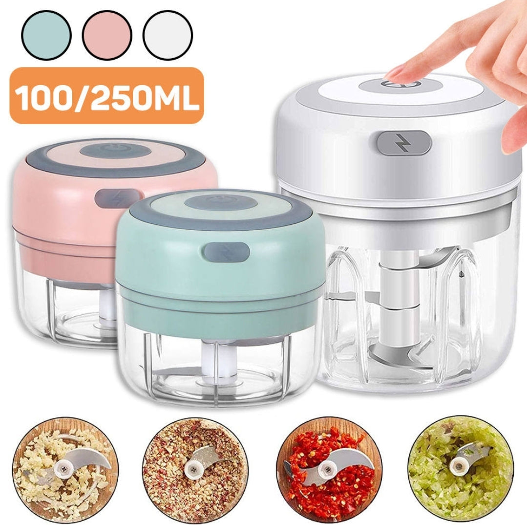 Electric Kitchen Food Chopper – USB Rechargeable 250ml