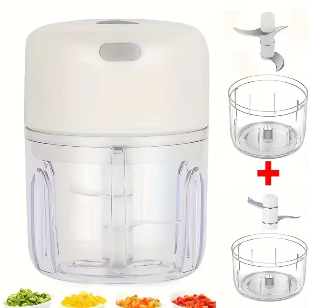 Electric Kitchen Food Chopper – USB Rechargeable 250ml