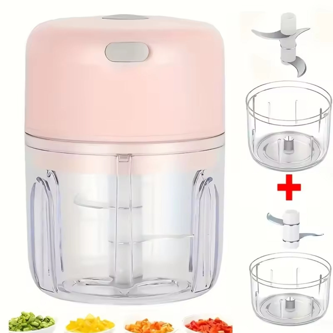 Electric Kitchen Food Chopper – USB Rechargeable 250ml