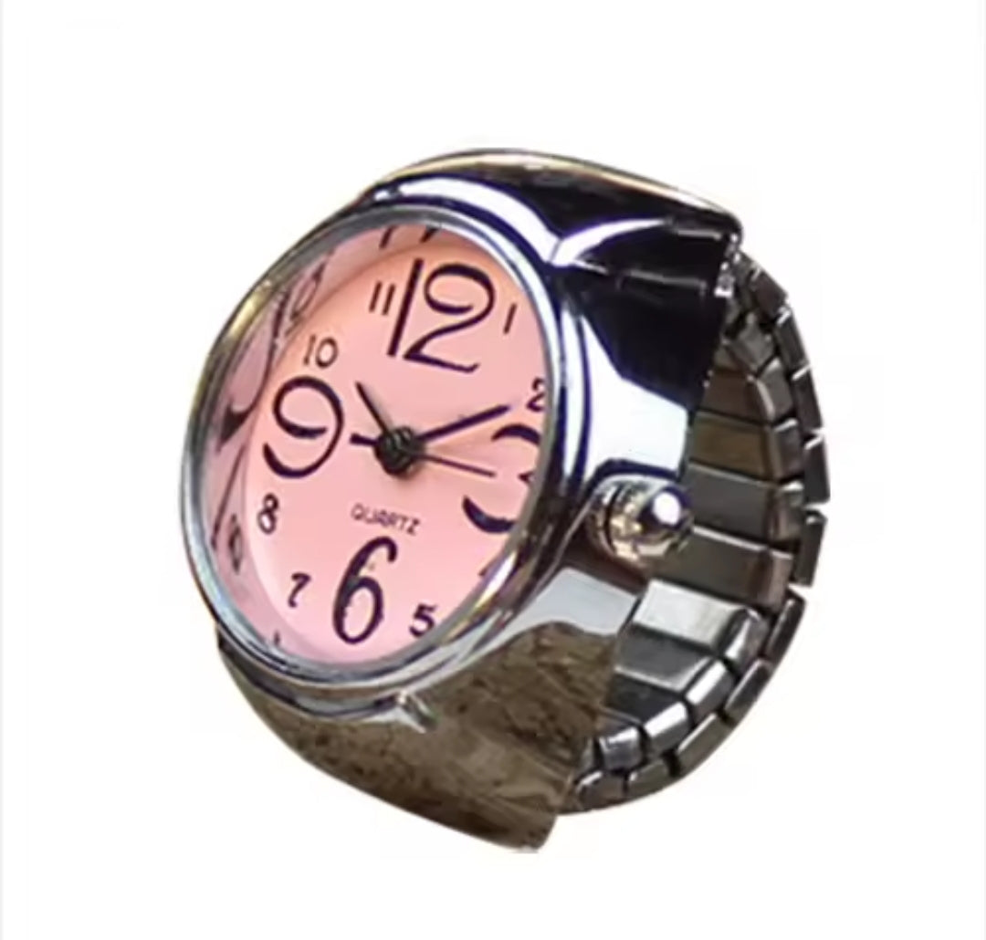 Vintage Funky Punk Finger Watch Rings