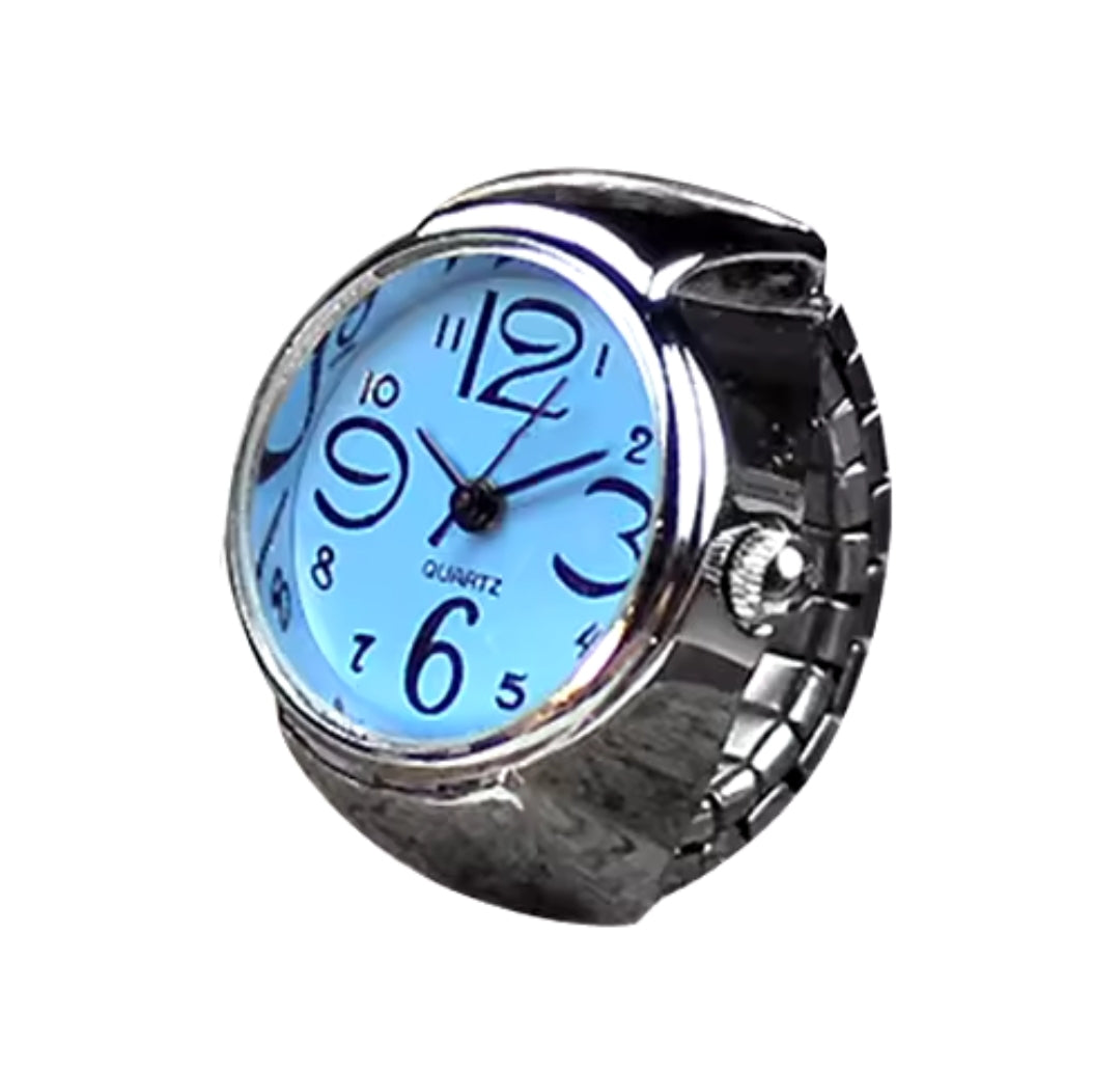 Vintage Funky Punk Finger Watch Rings