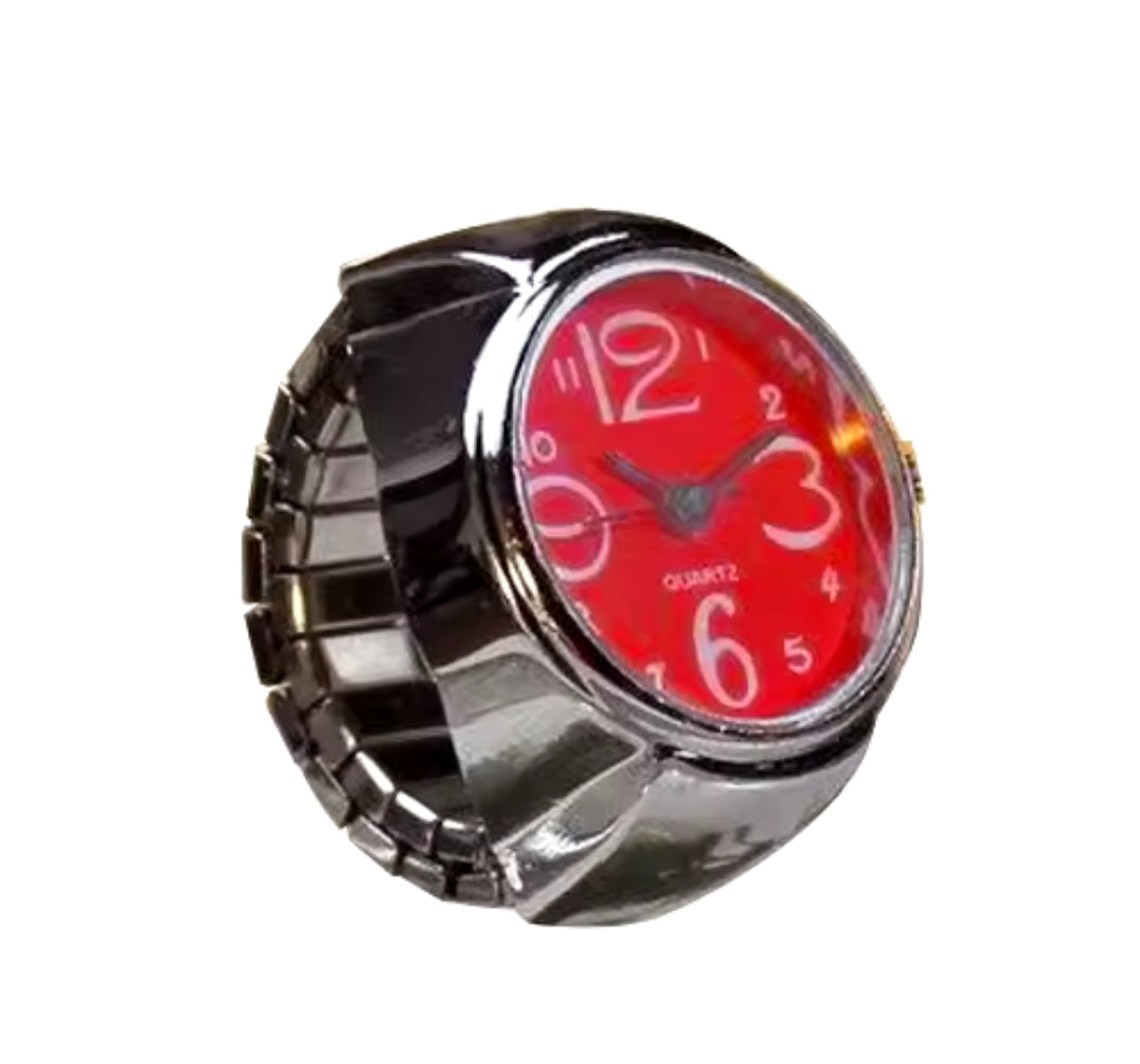 Vintage Funky Punk Finger Watch Rings