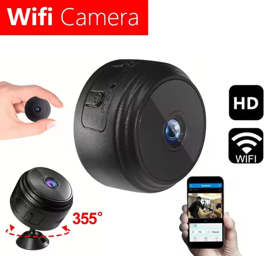 Mini WiFi Camera – Black, HD Picture Quality