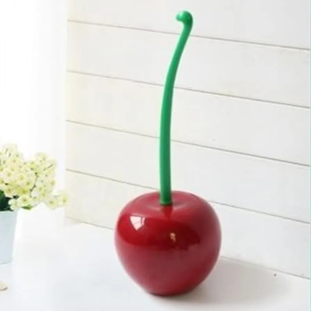 Cherry-Shaped Toilet Brush