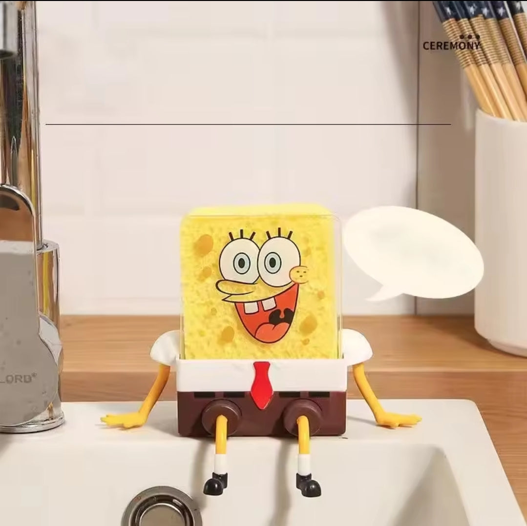 SpongeBob Character-Style Kitchen Sponge Holder