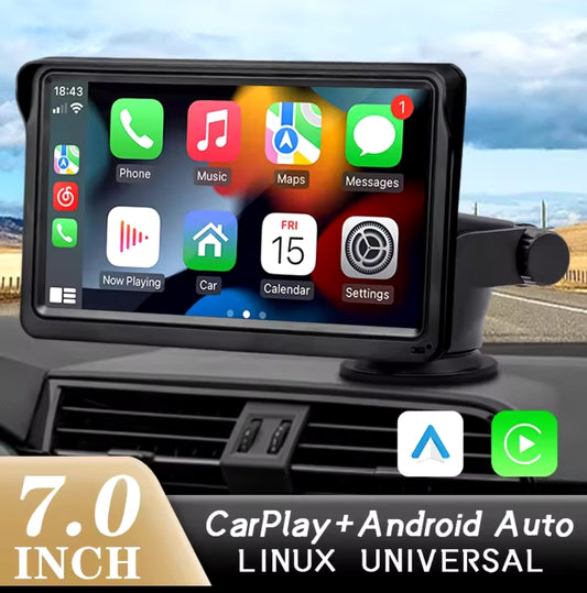 Wireless Car Media Unit & Camera Android Carplay