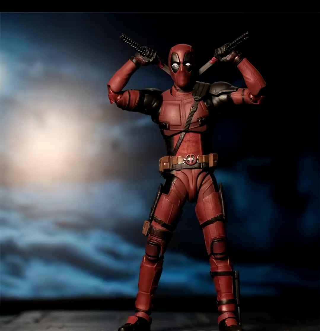 Deadpool-Style Collectible Moveable Figurine