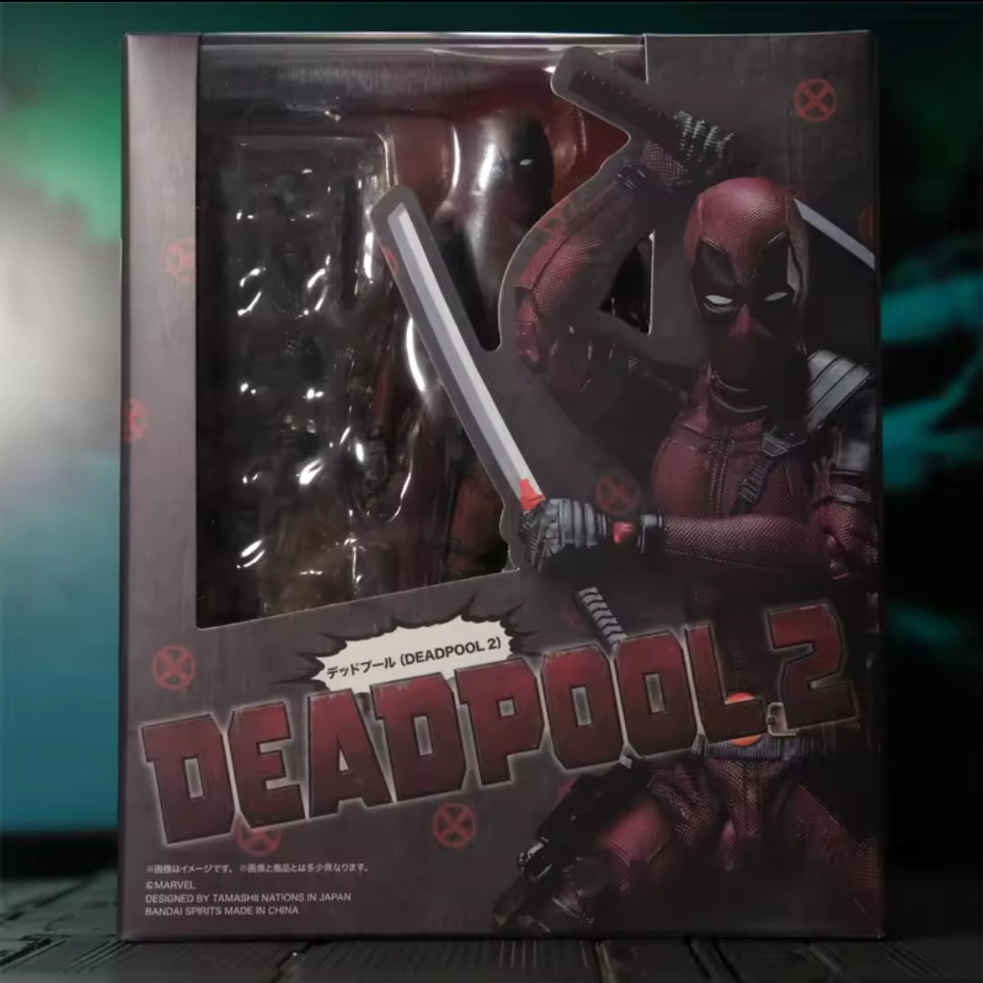 Deadpool-Style Collectible Moveable Figurine