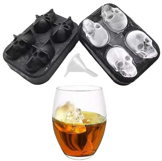 Skeleton Skull Ice Tray – Add a Chilling Twist