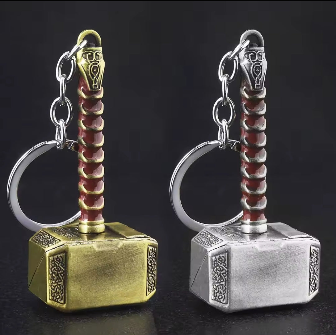 Novelty Thor Hammer Keyring – Mighty Accessory