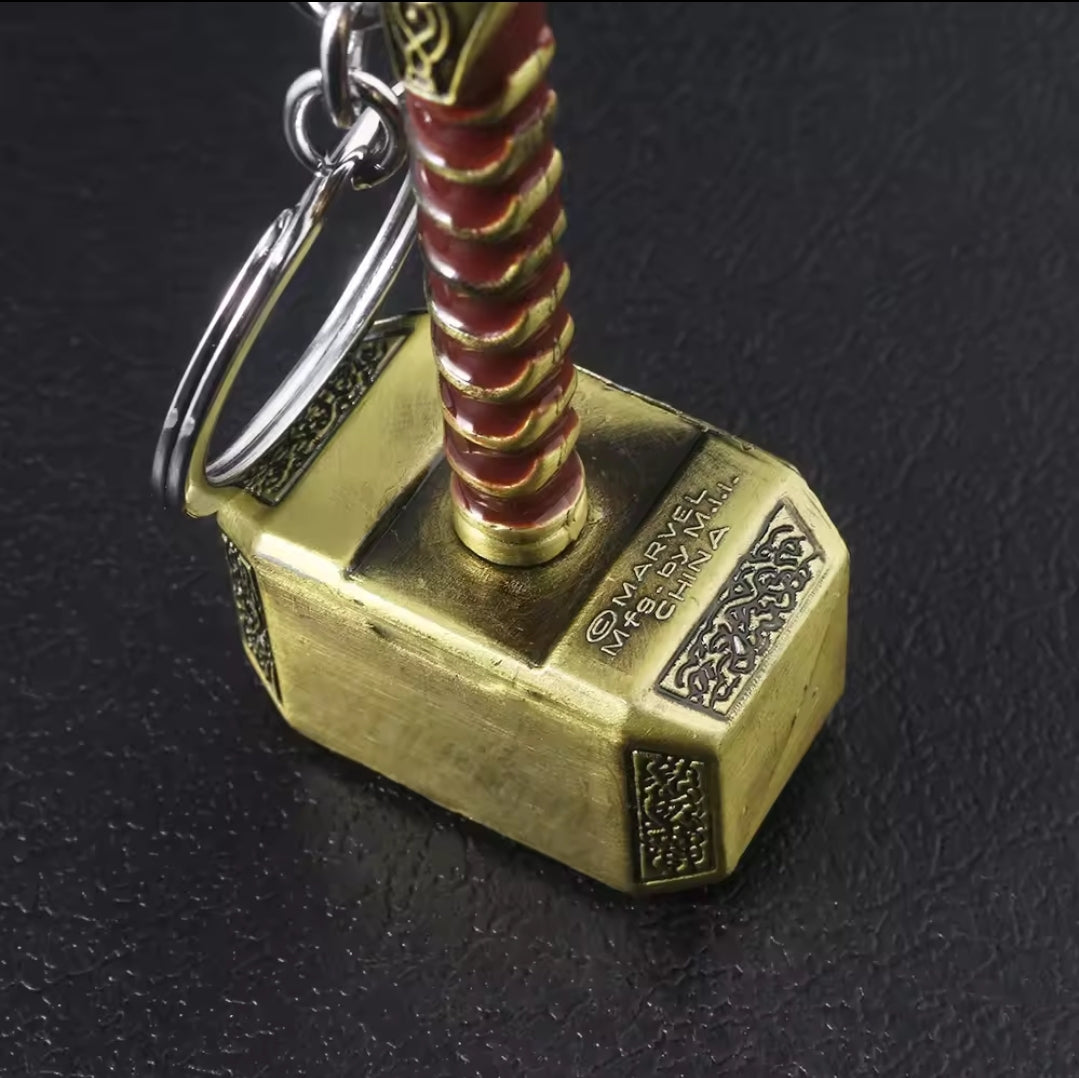 Novelty Thor Hammer Keyring – Mighty Accessory