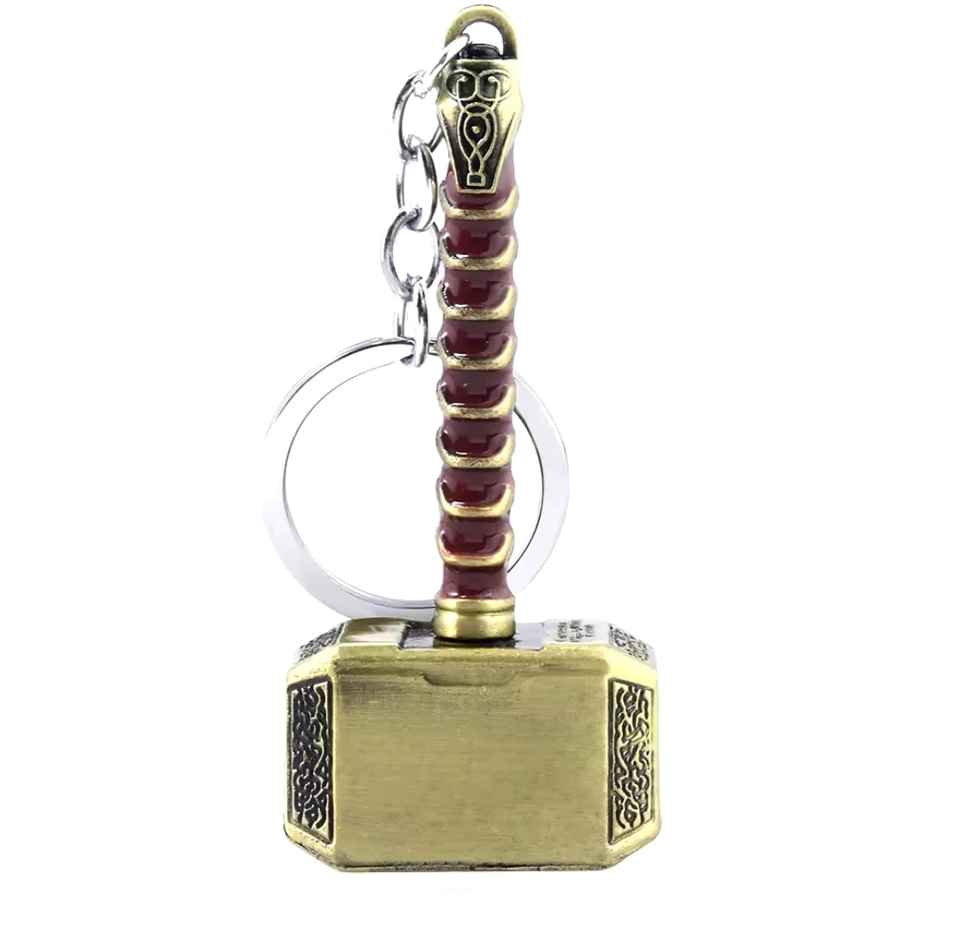 Novelty Thor Hammer Keyring – Mighty Accessory