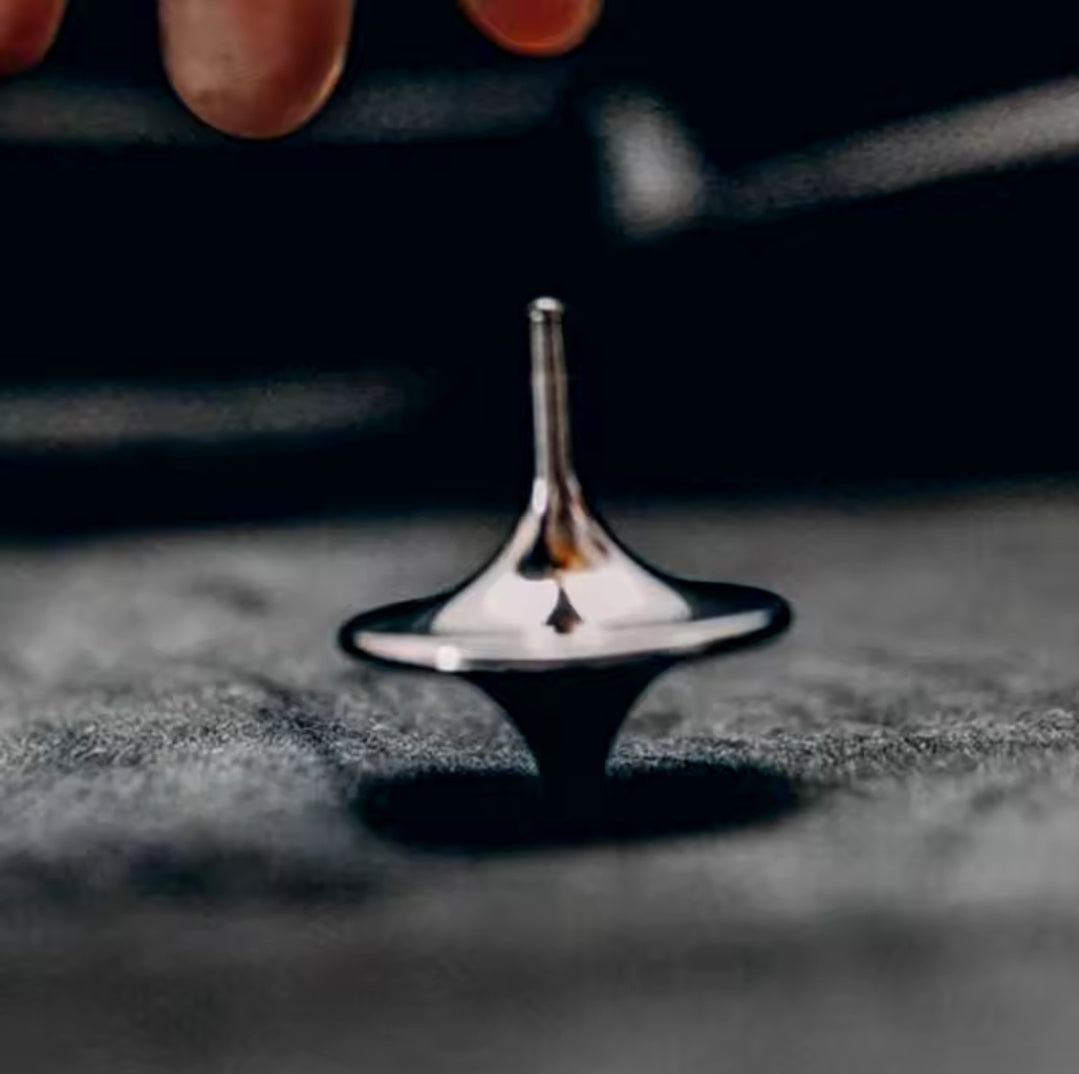 Small Silver Gyro Spinner Metal – Inception-Inspired Spinning Top