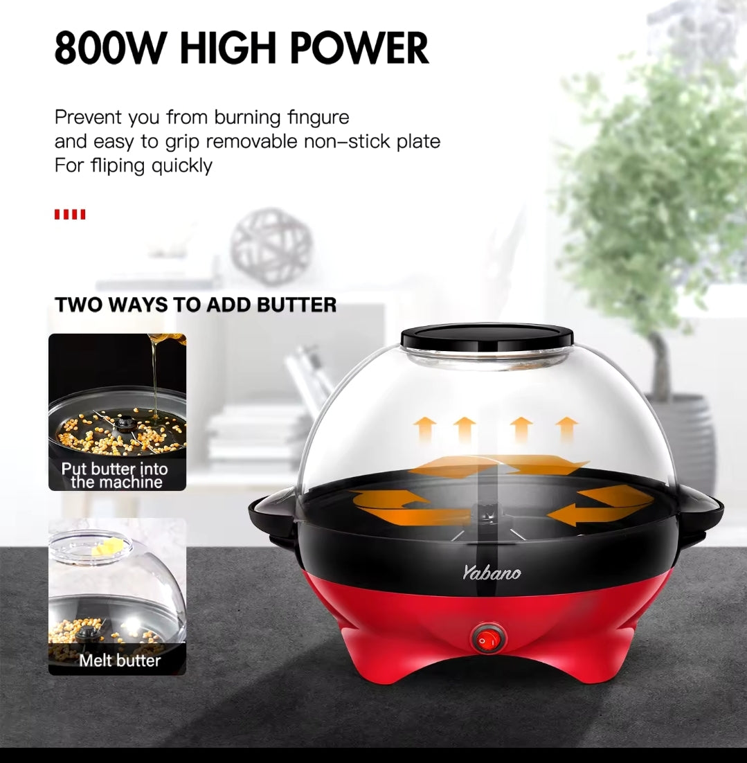 Electric Non-Stick Washable Portable Popcorn Making Machine