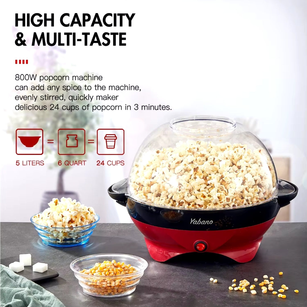 Electric Non-Stick Washable Portable Popcorn Making Machine