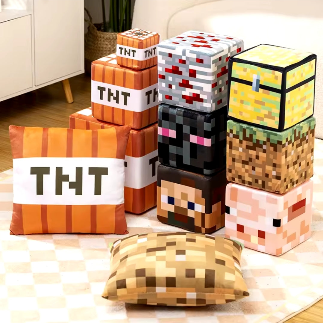 Minecraft Square Plush Doll Model Toy