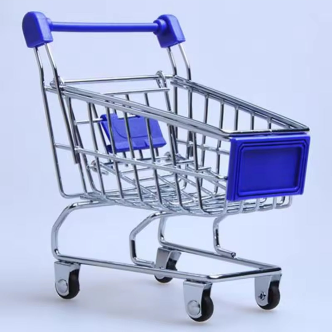 Mini Shopping Trolley – Perfect for Small Storage