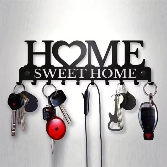 "Home Sweet Home" Wall Key Rack