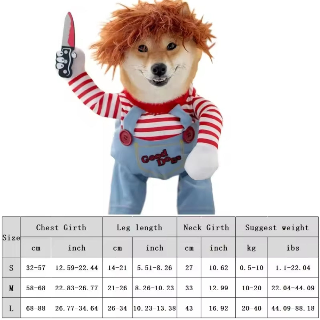 Comedy Dog Outfit – Chucky Horror Costume