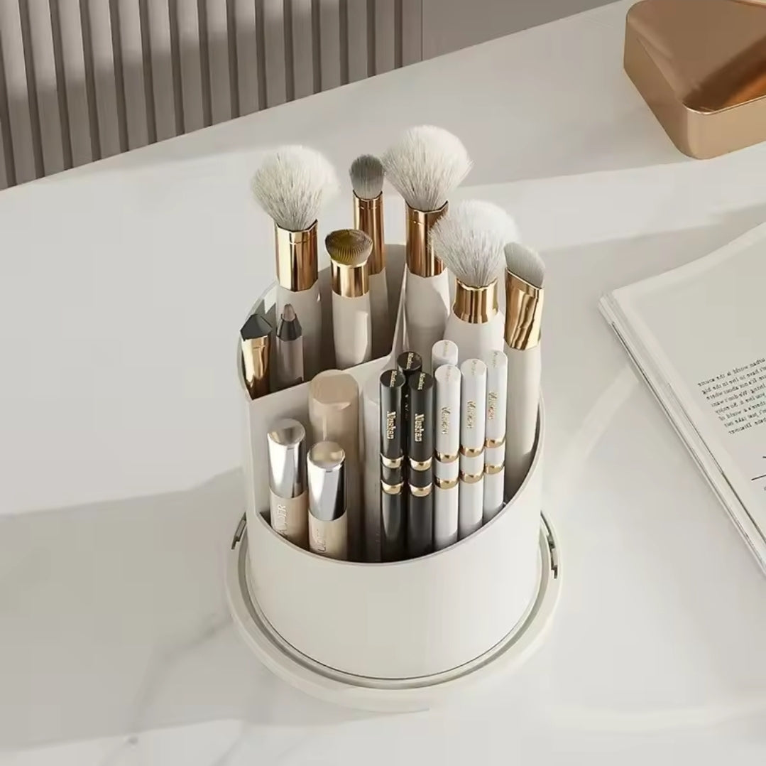 Makeup Brush Organizer – 360° Swivel