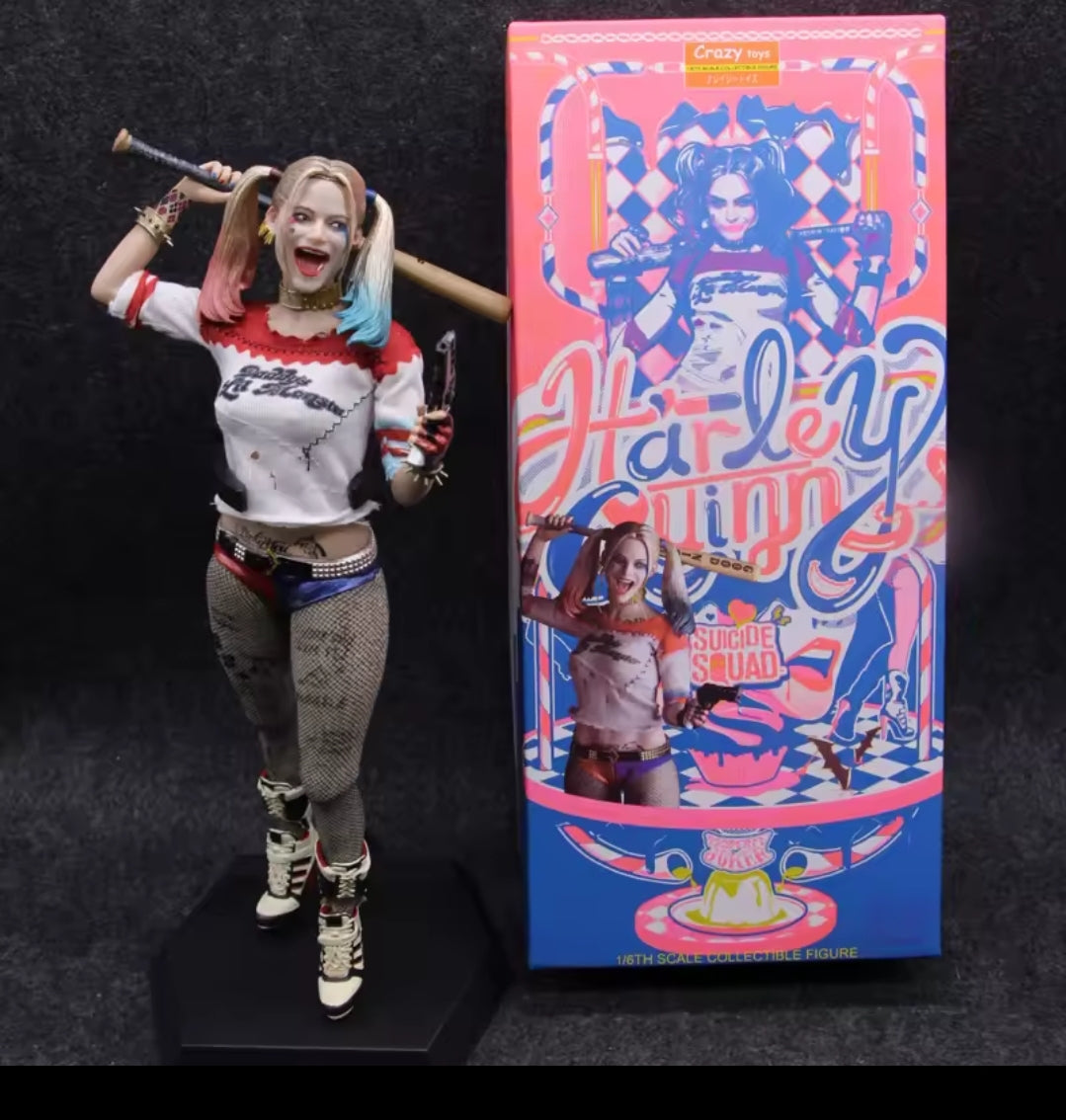 Harley Quinn-Style Collectible Model