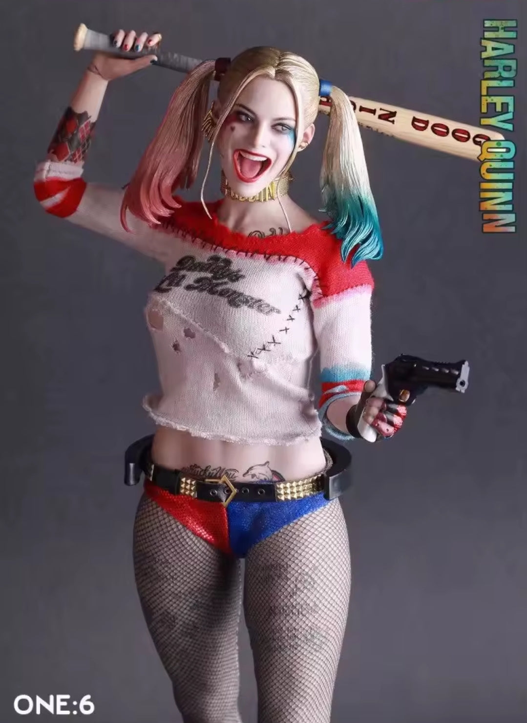 Harley Quinn-Style Collectible Model