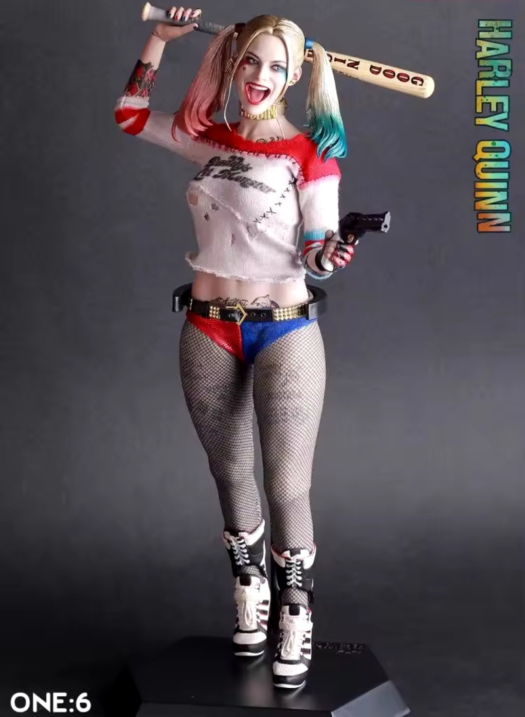 Harley Quinn-Style Collectible Model