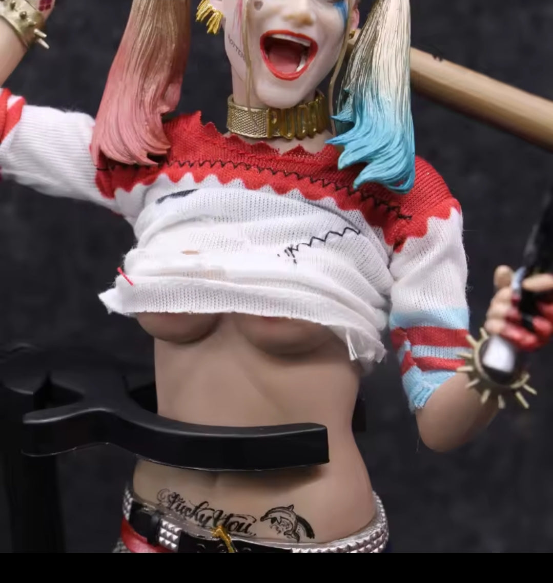 Harley Quinn-Style Collectible Model