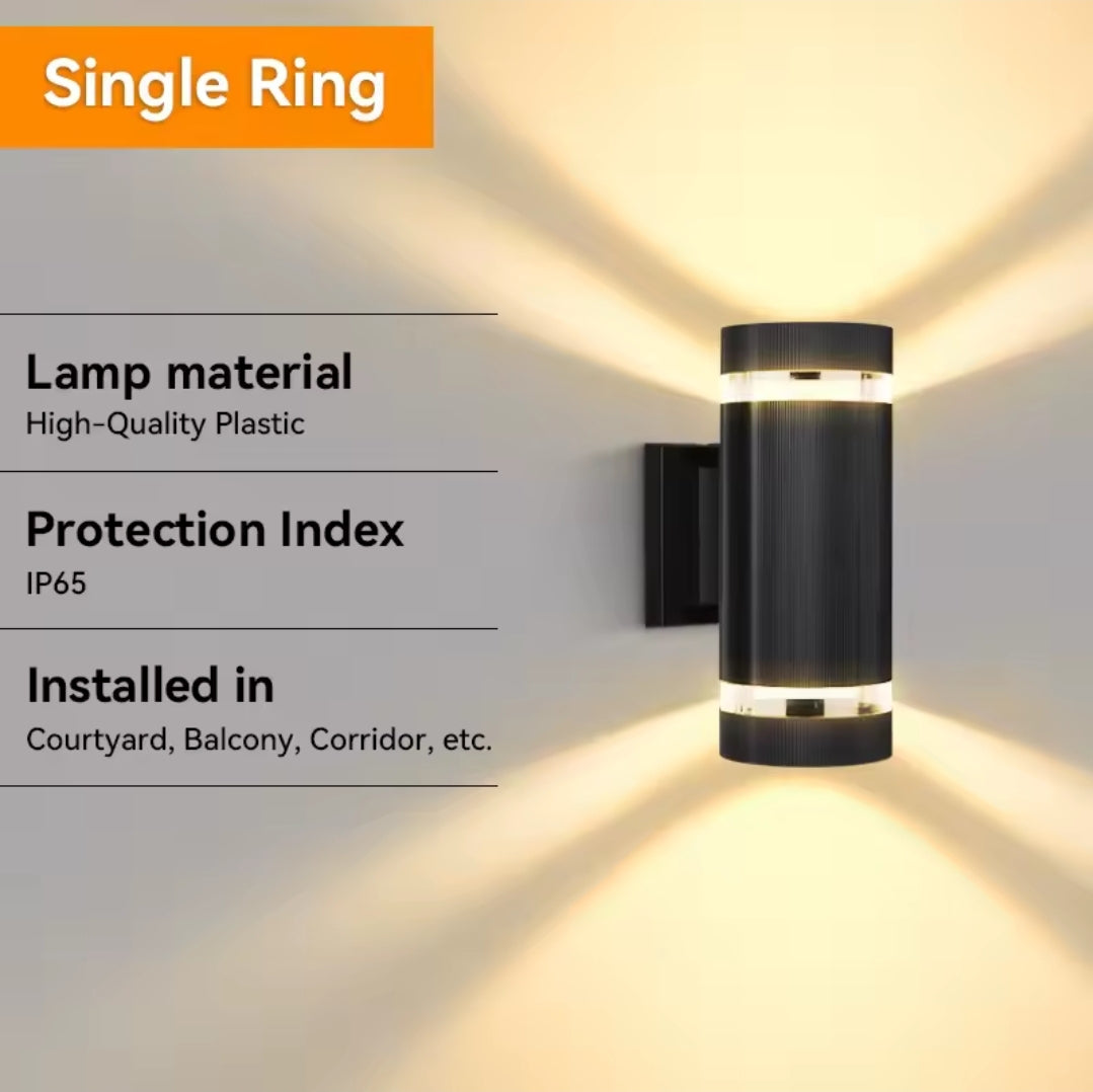 LED Ring Lamp for Outdoor or Indoor Use – Available in 1, 2, or 3 Rings