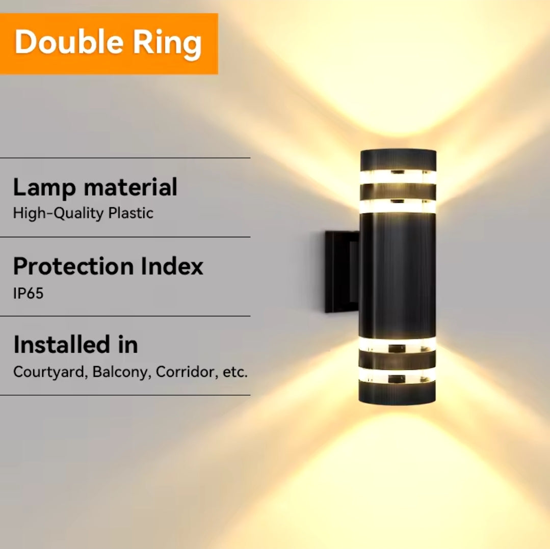 LED Ring Lamp for Outdoor or Indoor Use – Available in 1, 2, or 3 Rings