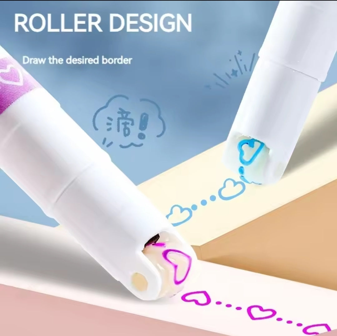 12-Piece Roller Ball Pen Set – Create Unique Patterns with Every Stroke