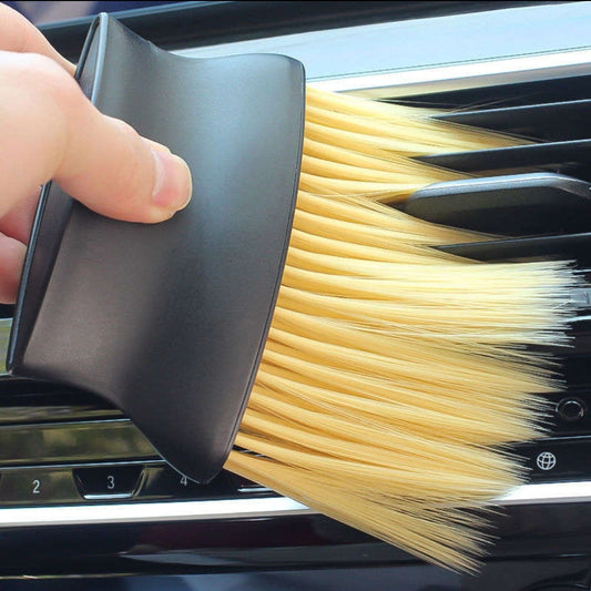 Soft Bristle Brush for Cleaning Car Interior – Perfect for Dashboards & Vents