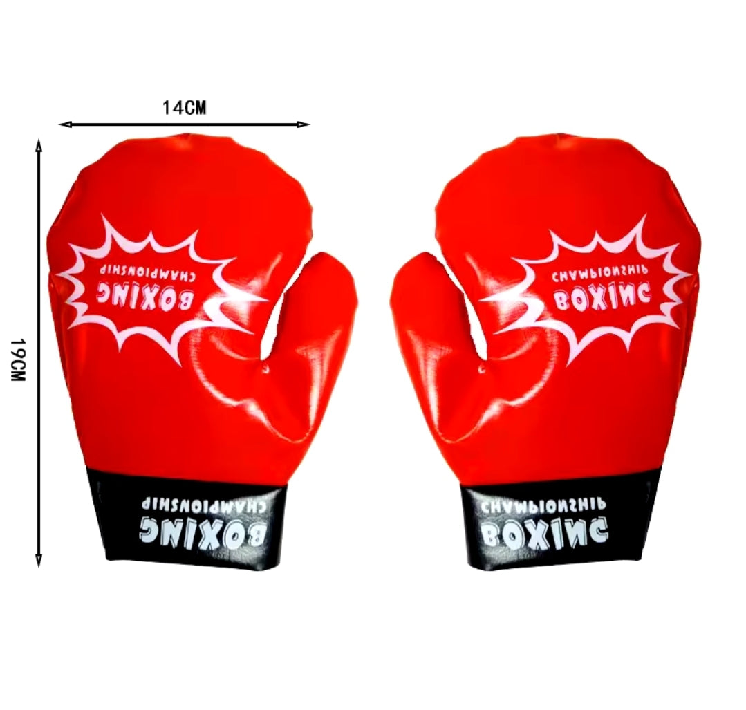 Children’s Inflatable Standing Punching Bopper Bag & Gloves