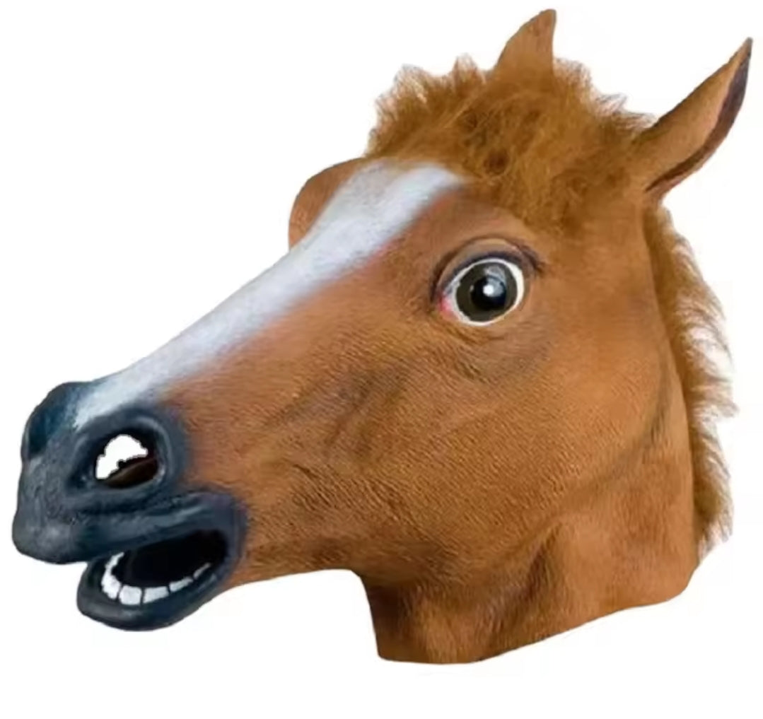 Novelty Full-Size Horse Head Mask