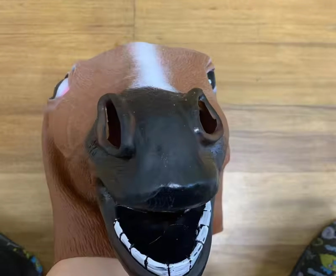 Novelty Full-Size Horse Head Mask