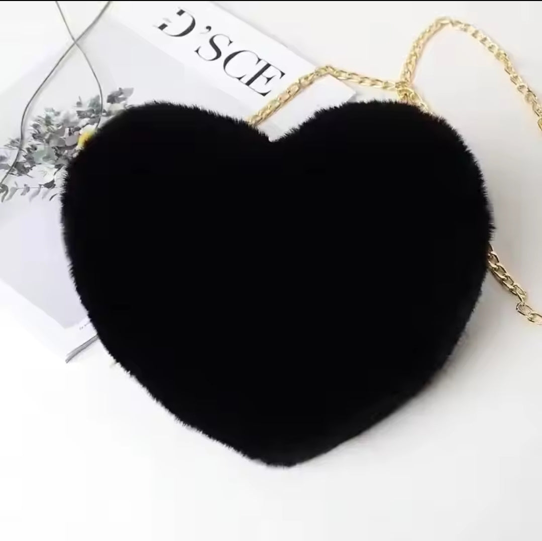 Heart-Shaped Shoulder Bag