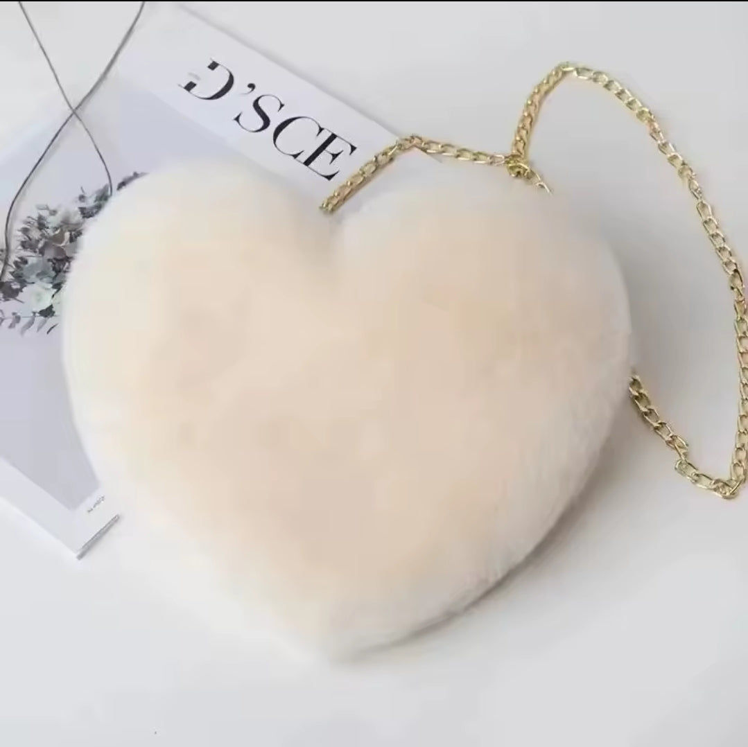 Heart-Shaped Shoulder Bag