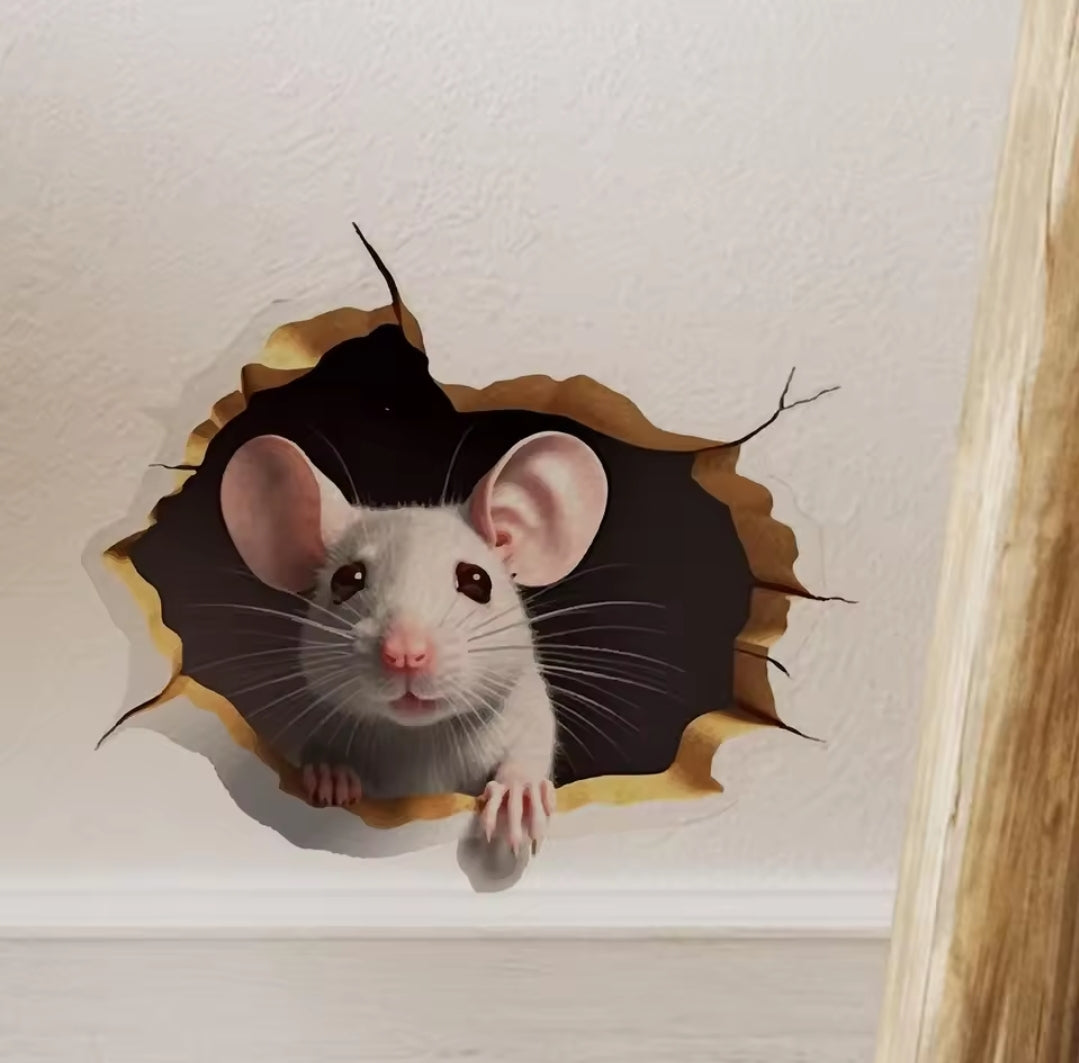 Mouse Novelty Wall Sticker