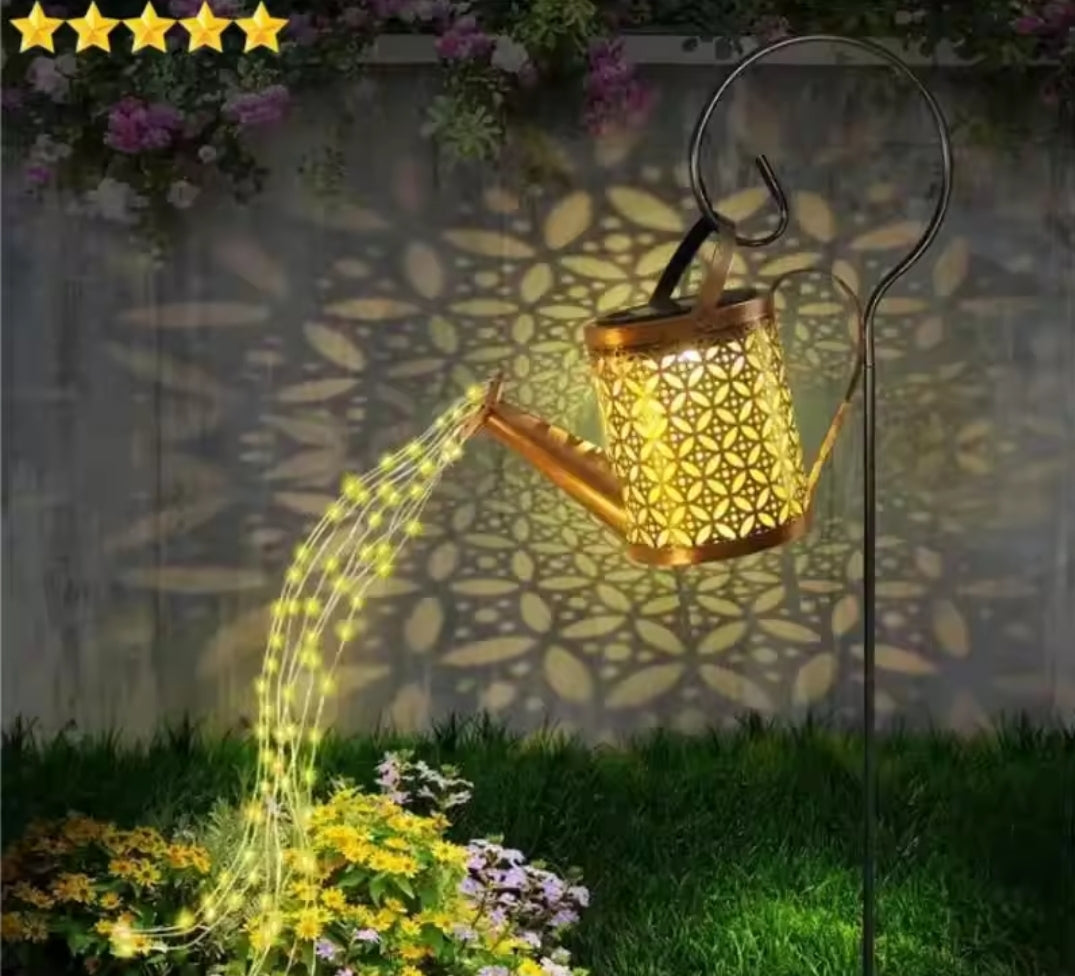 Solar LED Watering Can – Charming Outdoor Garden Décor