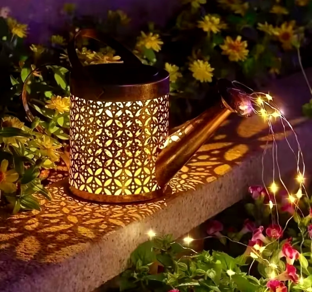 Solar LED Watering Can – Charming Outdoor Garden Décor