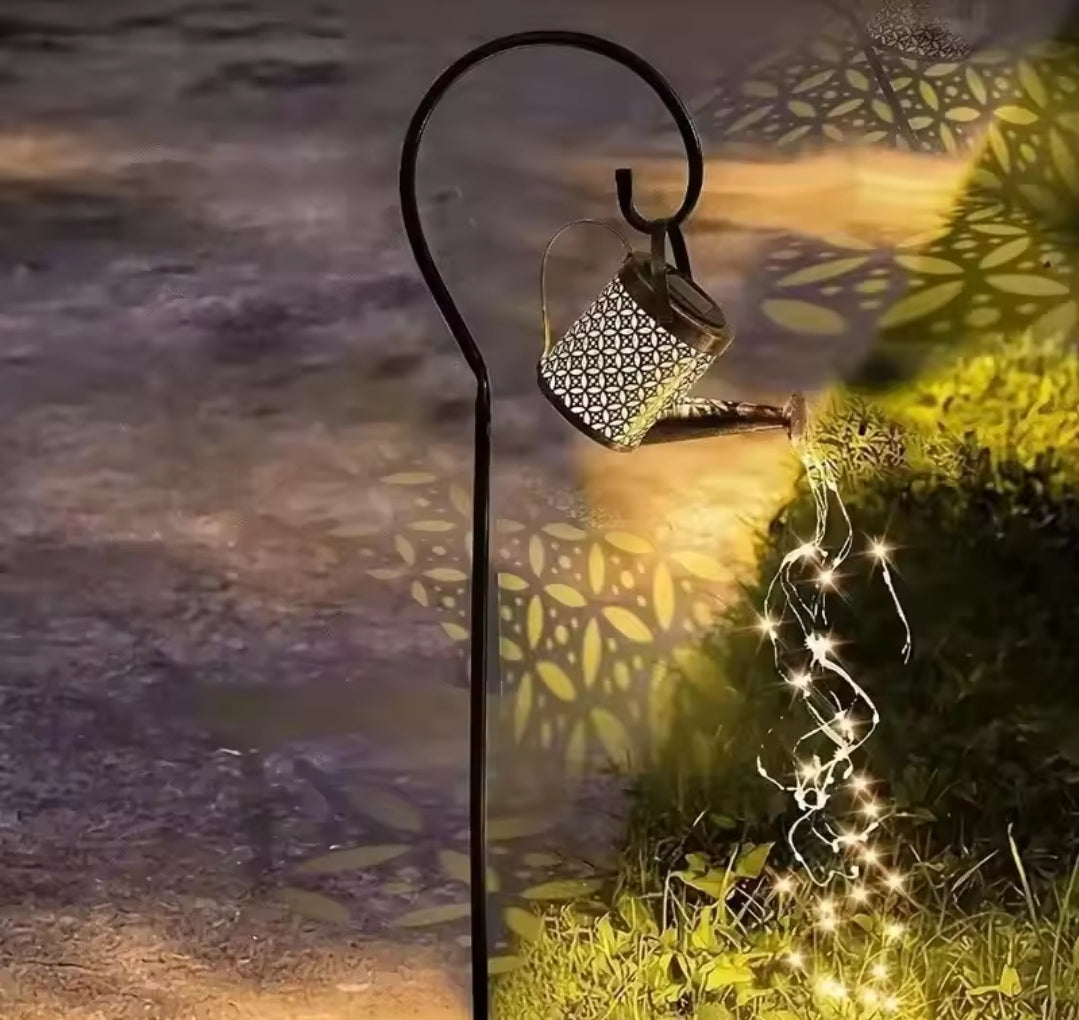 Solar LED Watering Can – Charming Outdoor Garden Décor