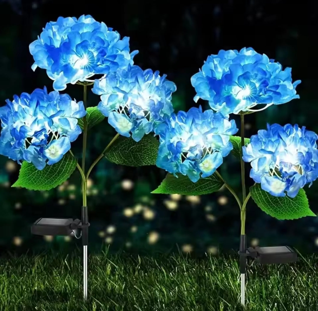 3-Head LED Solar Rose Lights